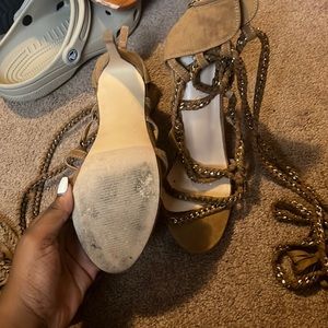 Brown heels